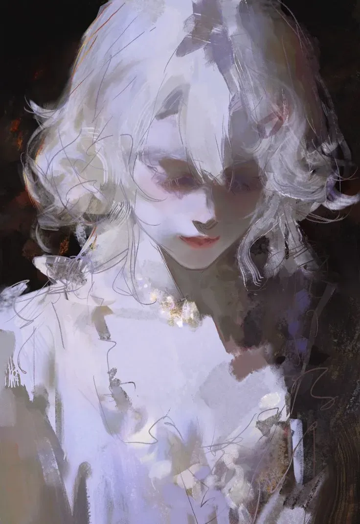 Image of a white haired character.