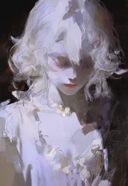 Image of a white haired character.